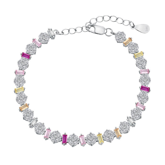[Lucky Star]Radiant Colorful Round Shape Daily Bracelet