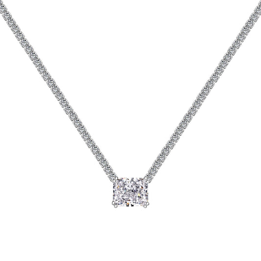 [Lucky Star]4.0 Carat Elegant Radiant Cut Necklace