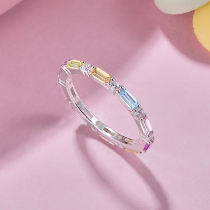 [Lucky Star]Lively In Shades Elegant Radiant Cut Daily Ring