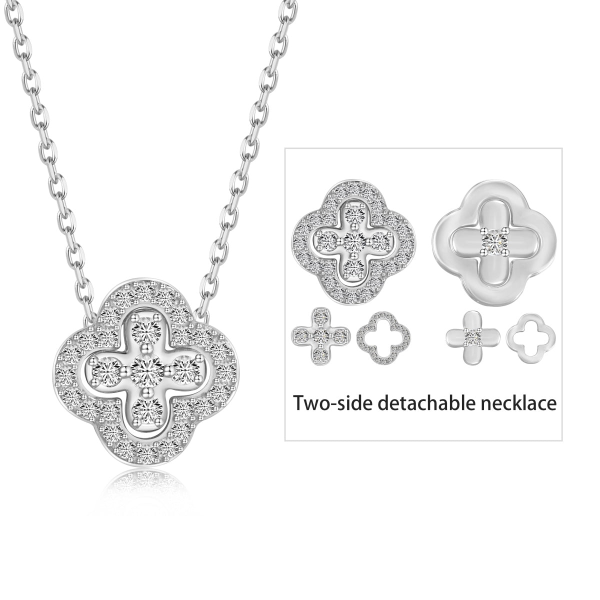 [Lucky Star]Four-Leaf Clover Various DIY Wearable Necklaces