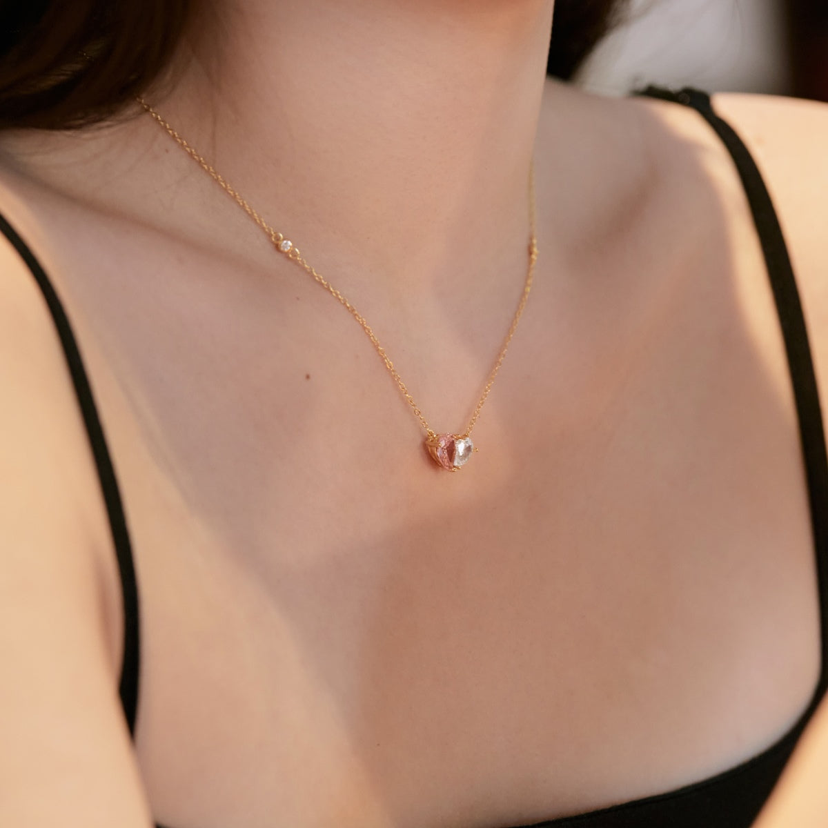 [Lucky Star]Unique Heart Shape Necklace