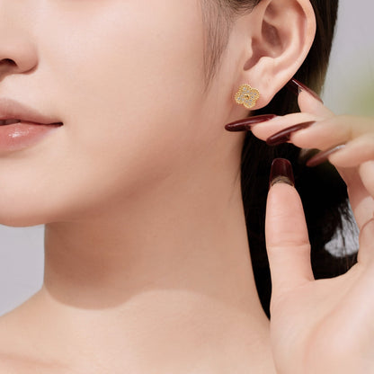[Lucky Star]Four Leaf Clover Fashion Earrings