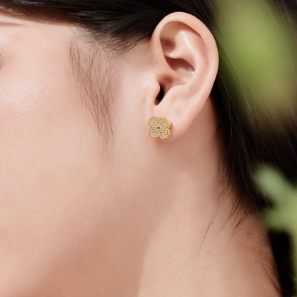 [Lucky Star]Four Leaf Clover Fashion Earrings