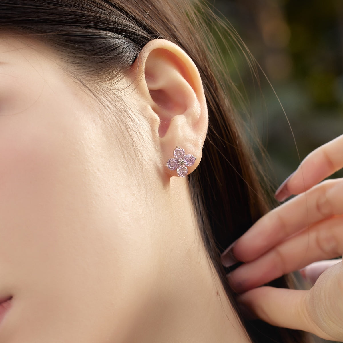 [Lucky Star]Four-Leaf Clover Eight-Pointed Star Earrings