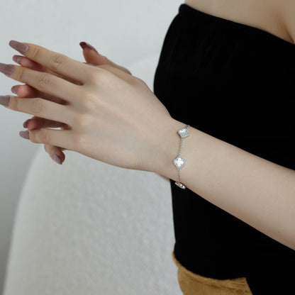 [Lucky Star]Four-Leaf Clover Exquisite Bracelet