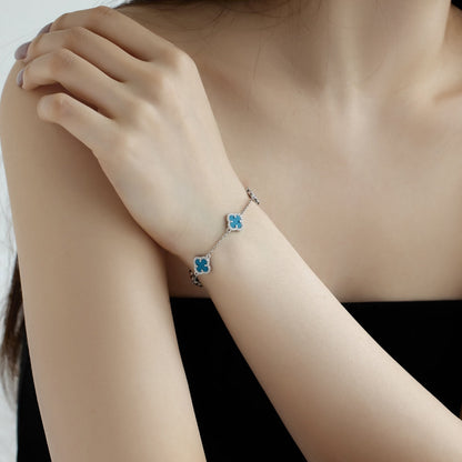 [Lucky Star]Four-Leaf Clover Exquisite Bracelet