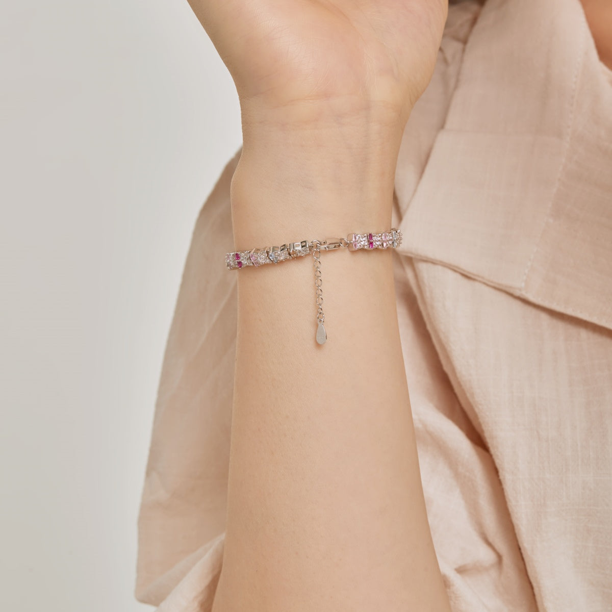 [Lucky Star]Unique Colorful Flower Shape Daily Bracelet