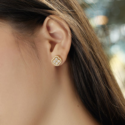 [Lucky Star]Four-Leaf Clover Exquisite Earrings
