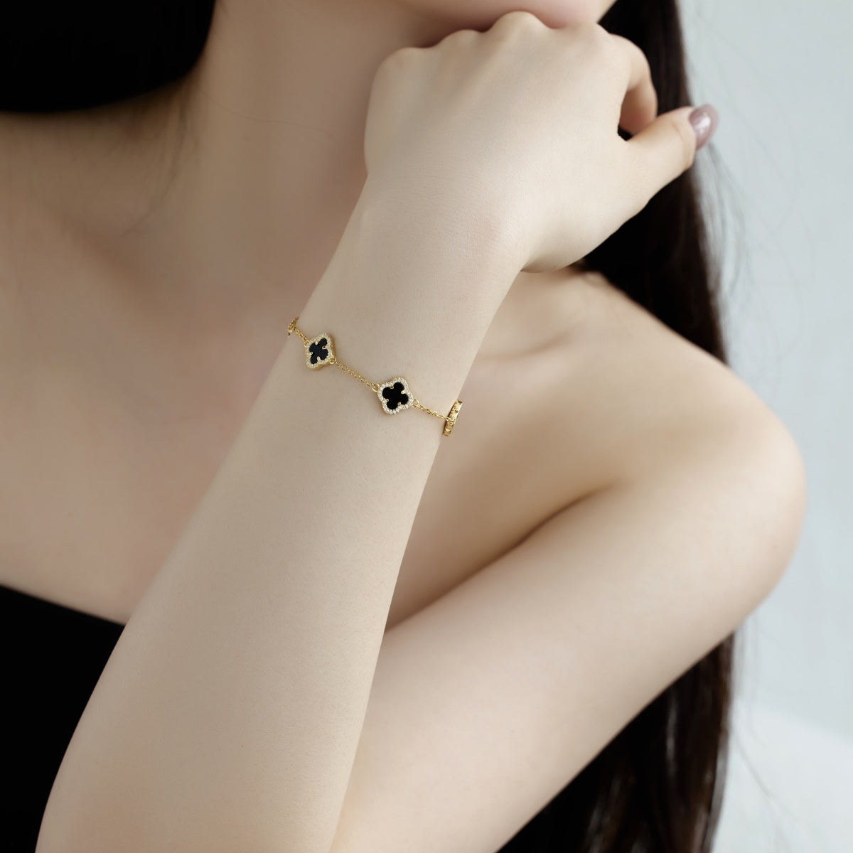 [Lucky Star]Four-Leaf Clover Exquisite Bracelet