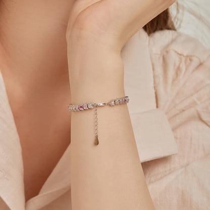 [Lucky Star]Delicate Colorful Multi Cut Daily Bracelet