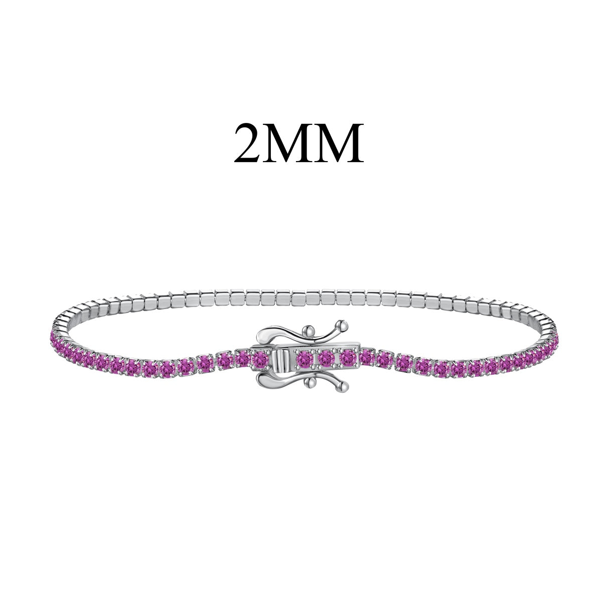 [Lucky Star]Radiant Colorful Round Cut Party Bracelet