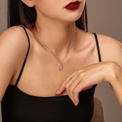 [Lucky Star]Delicate Water Drop Shape Fashion Necklace