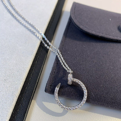 [Lucky Star]JUSTE NECKLACE SILVER DIAMONDS