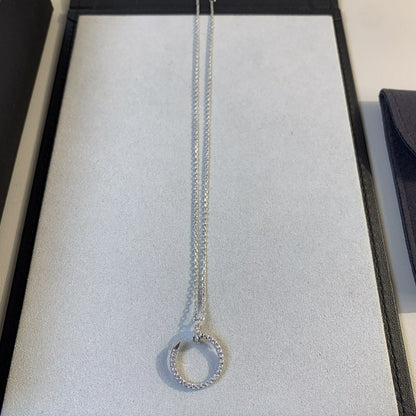 [Lucky Star]JUSTE NECKLACE SILVER DIAMONDS