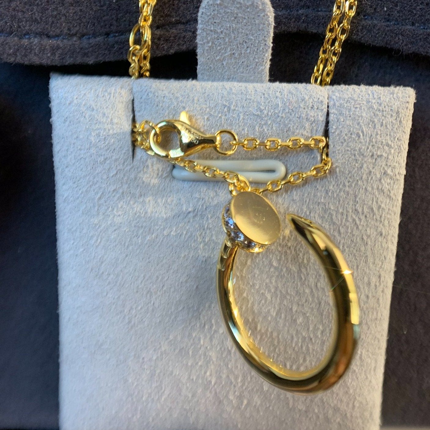 [Lucky Star]JUSTE NECKLACE GOLD DIAMONDS