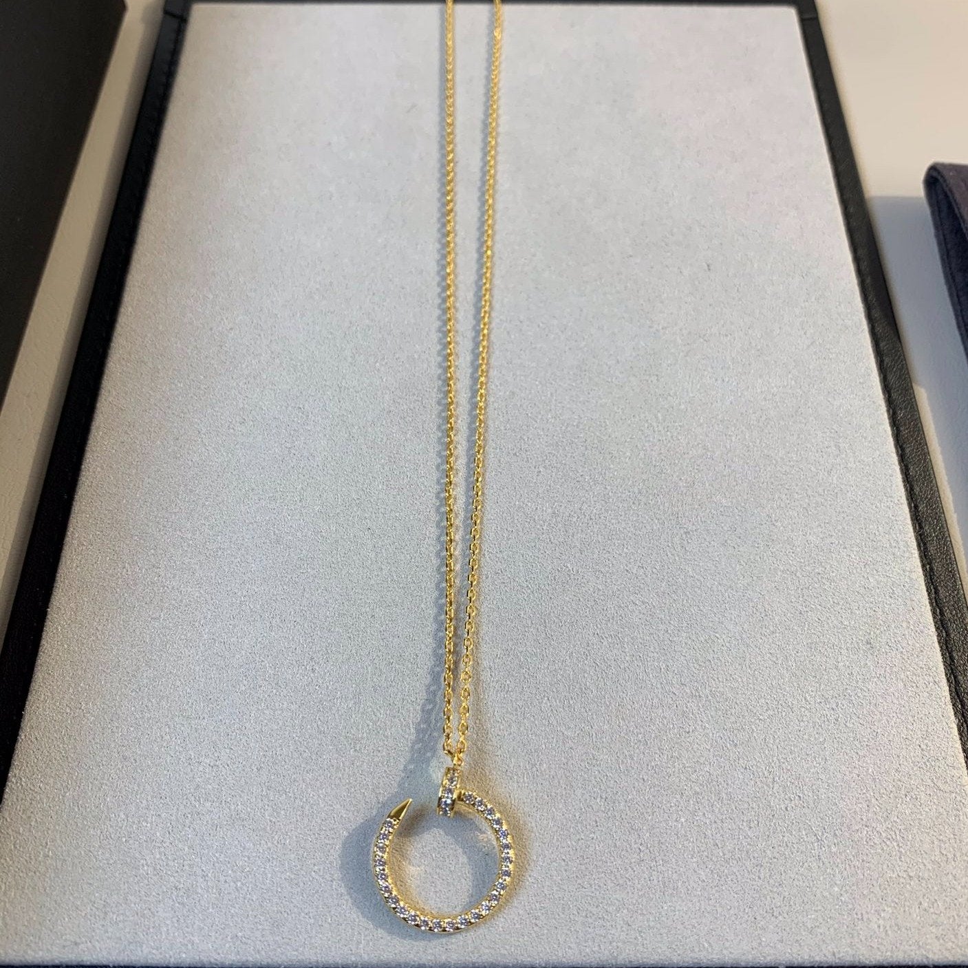 [Lucky Star]JUSTE NECKLACE GOLD DIAMONDS