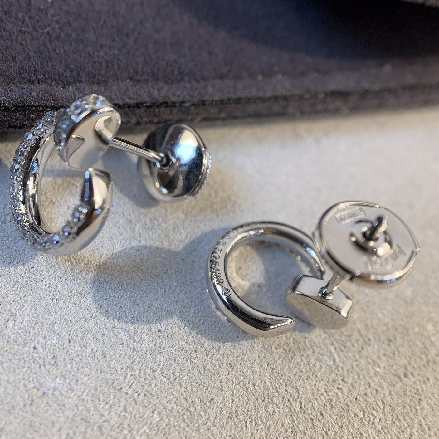 [Lucky Star]JUSTE EARRINGS SILVER DIAMONDS