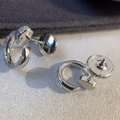 [Lucky Star]JUSTE EARRINGS SILVER DIAMONDS