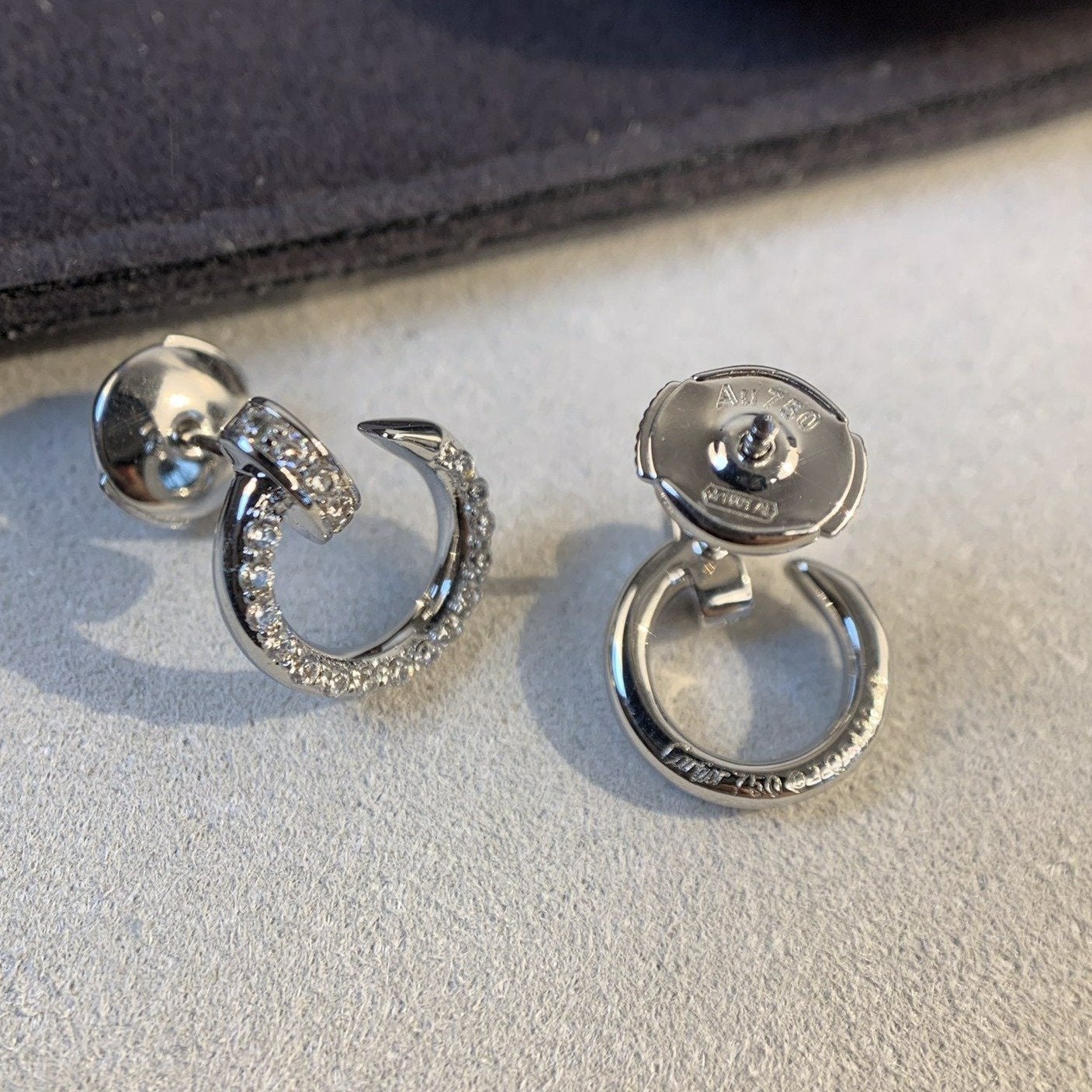 [Lucky Star]JUSTE EARRINGS SILVER DIAMONDS