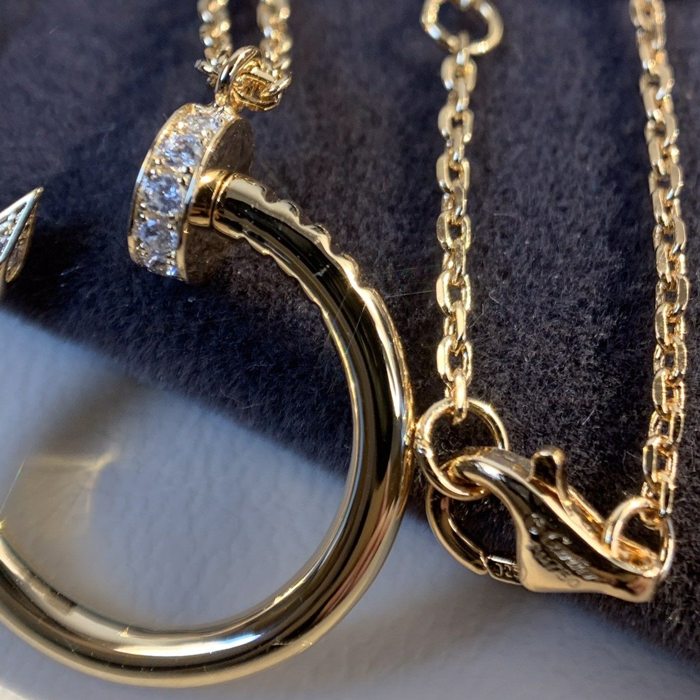 [Lucky Star]JUSTE NECKLACE PINK GOLD