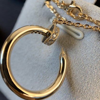 [Lucky Star]JUSTE NECKLACE PINK GOLD