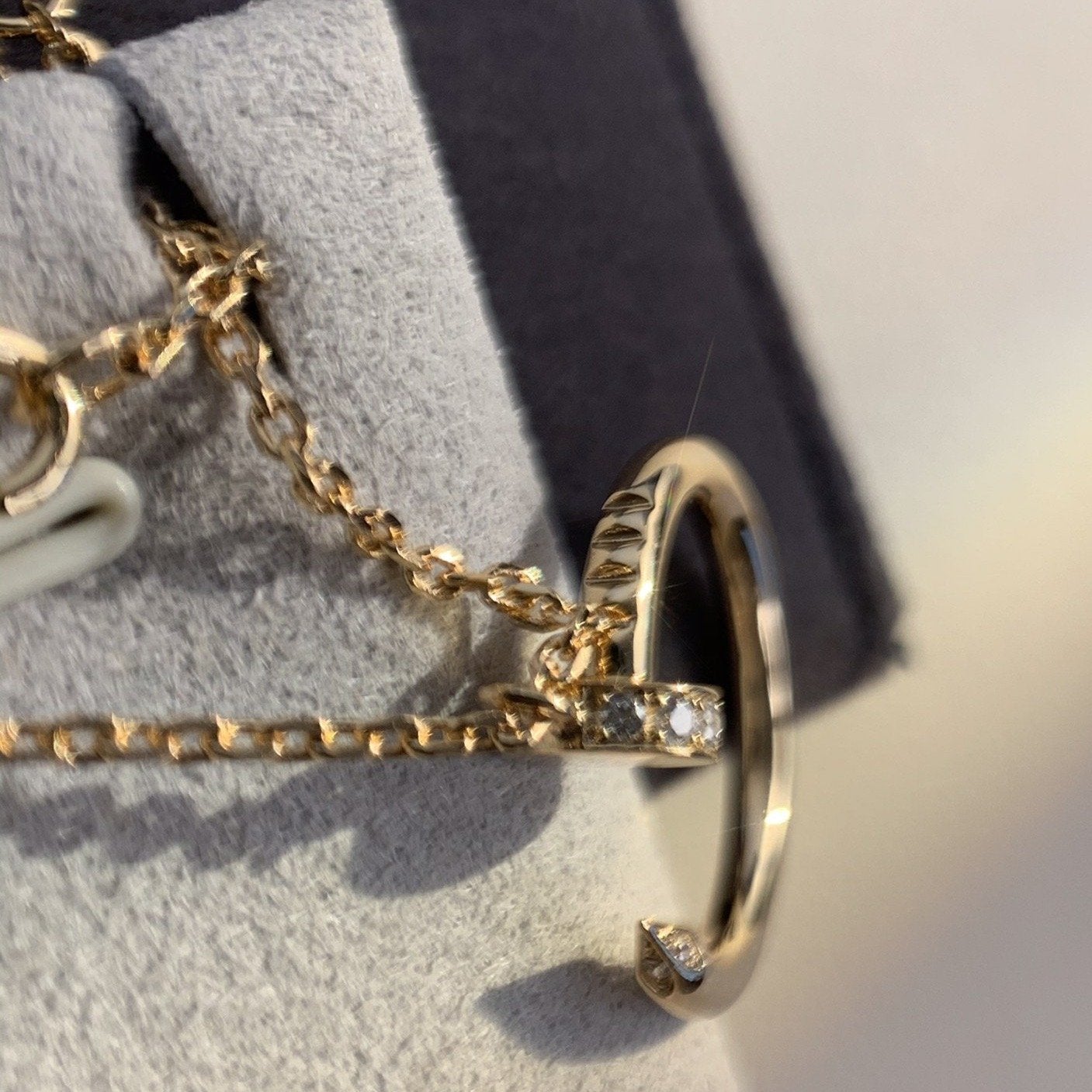 [Lucky Star]JUSTE NECKLACE PINK GOLD