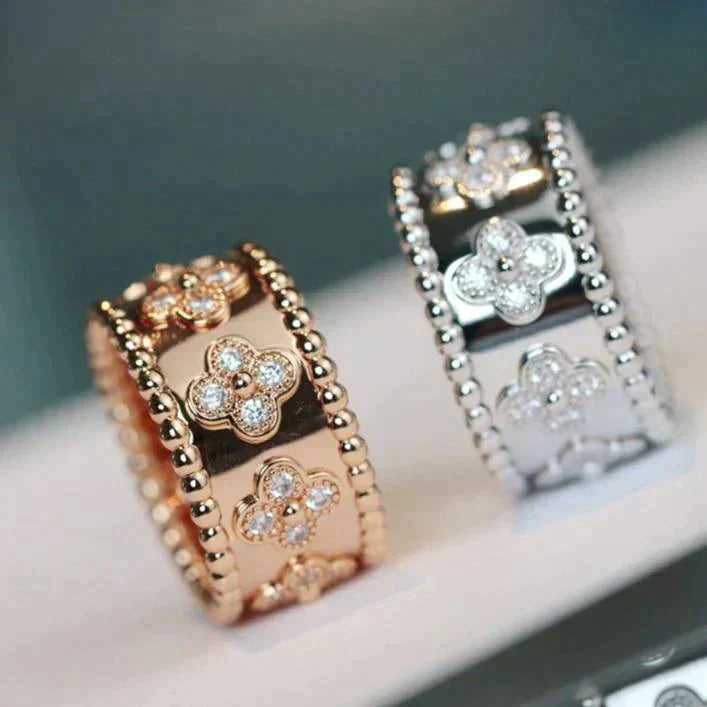 [Lucky Star]CLOVER KALEIDOSCOPE RING 10MM