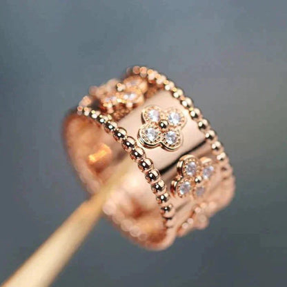 [Lucky Star]CLOVER KALEIDOSCOPE RING 10MM