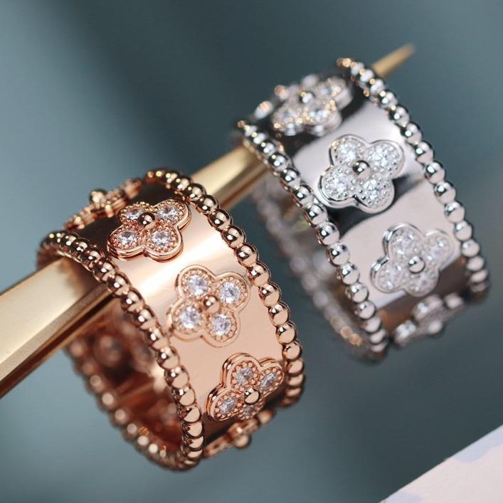 [Lucky Star]CLOVER KALEIDOSCOPE RING 10MM