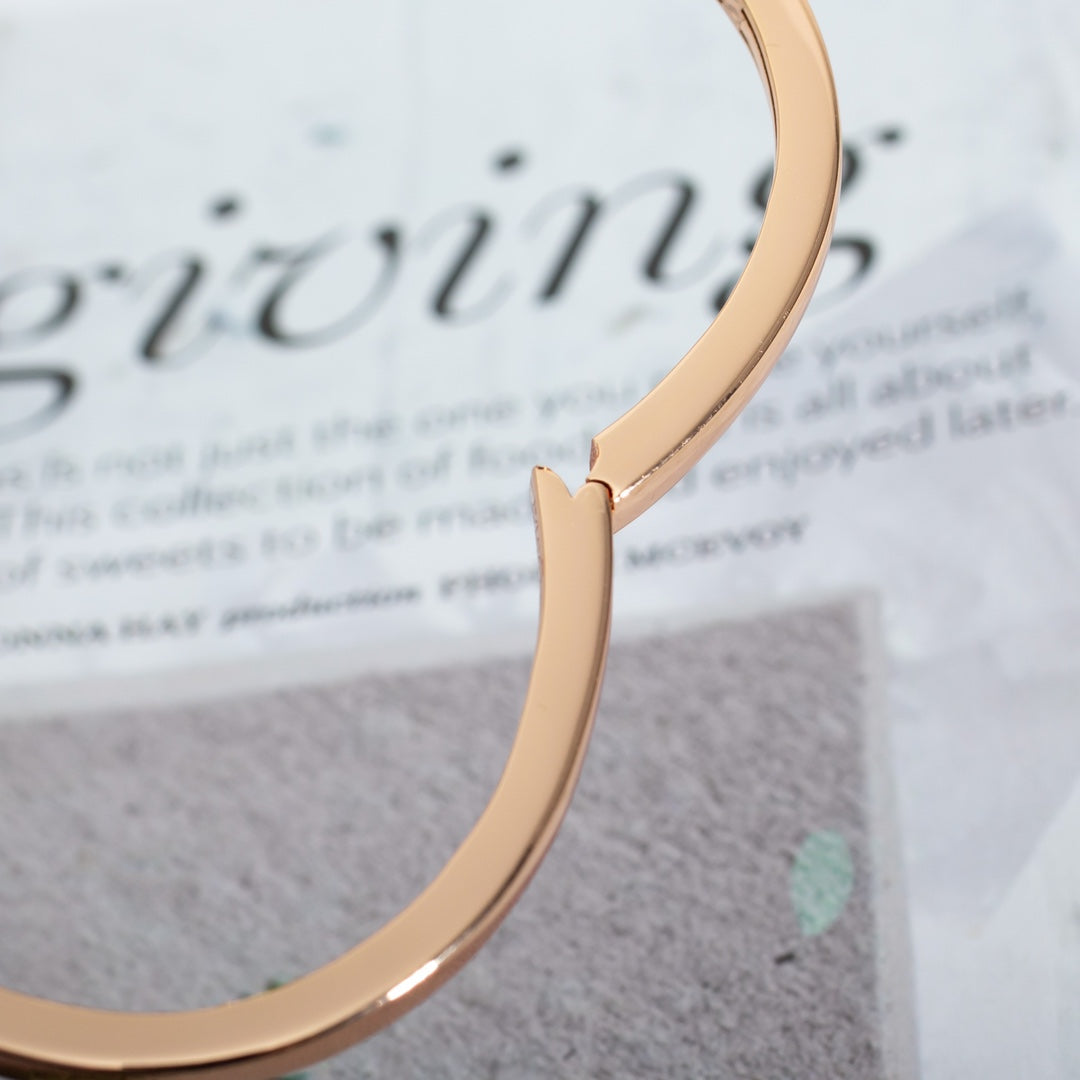 [Lucky Star]DREAM BRACELET OPEN PINK GOLD MOP DIAMOND