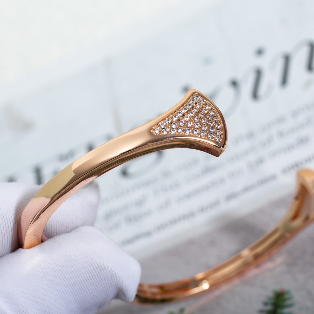 [Lucky Star]DREAM BRACELET OPEN PINK GOLD MOP DIAMOND