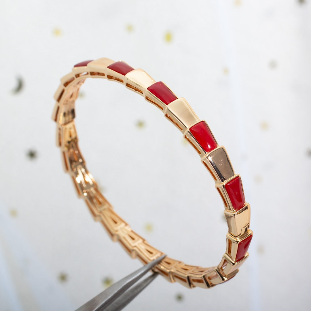 [Lucky Star]SERPENTI BRACELET PINK GOLD RUBELLITE