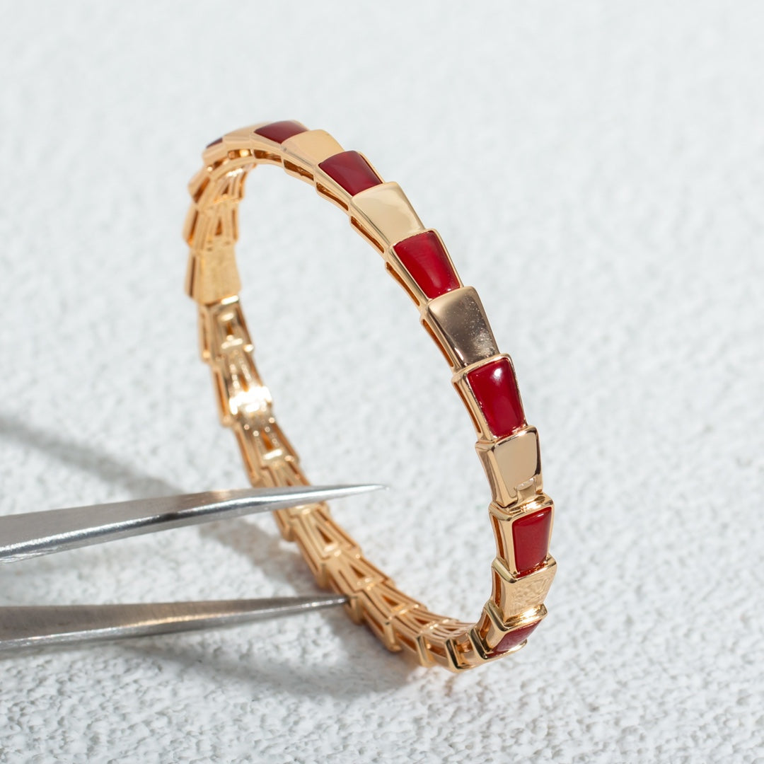 [Lucky Star]SERPENTI BRACELET PINK GOLD RUBELLITE