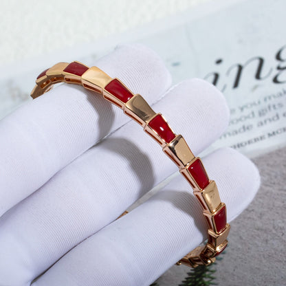 [Lucky Star]SERPENTI BRACELET PINK GOLD RUBELLITE