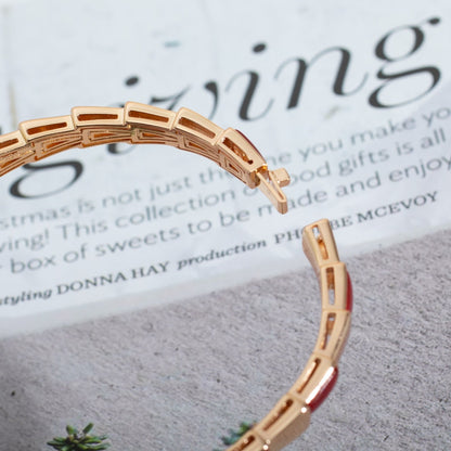 [Lucky Star]SERPENTI BRACELET PINK GOLD RUBELLITE