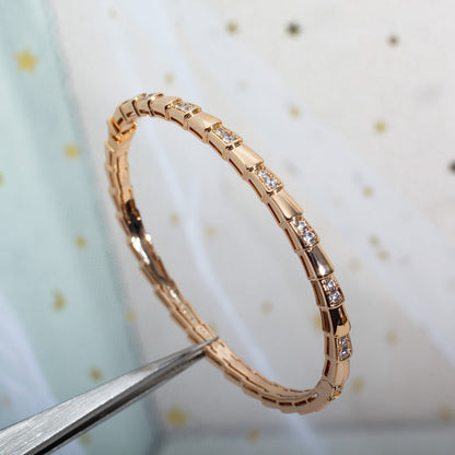 [Lucky Star]SERPENTI BRACELET PINK GOLD DIAMOND