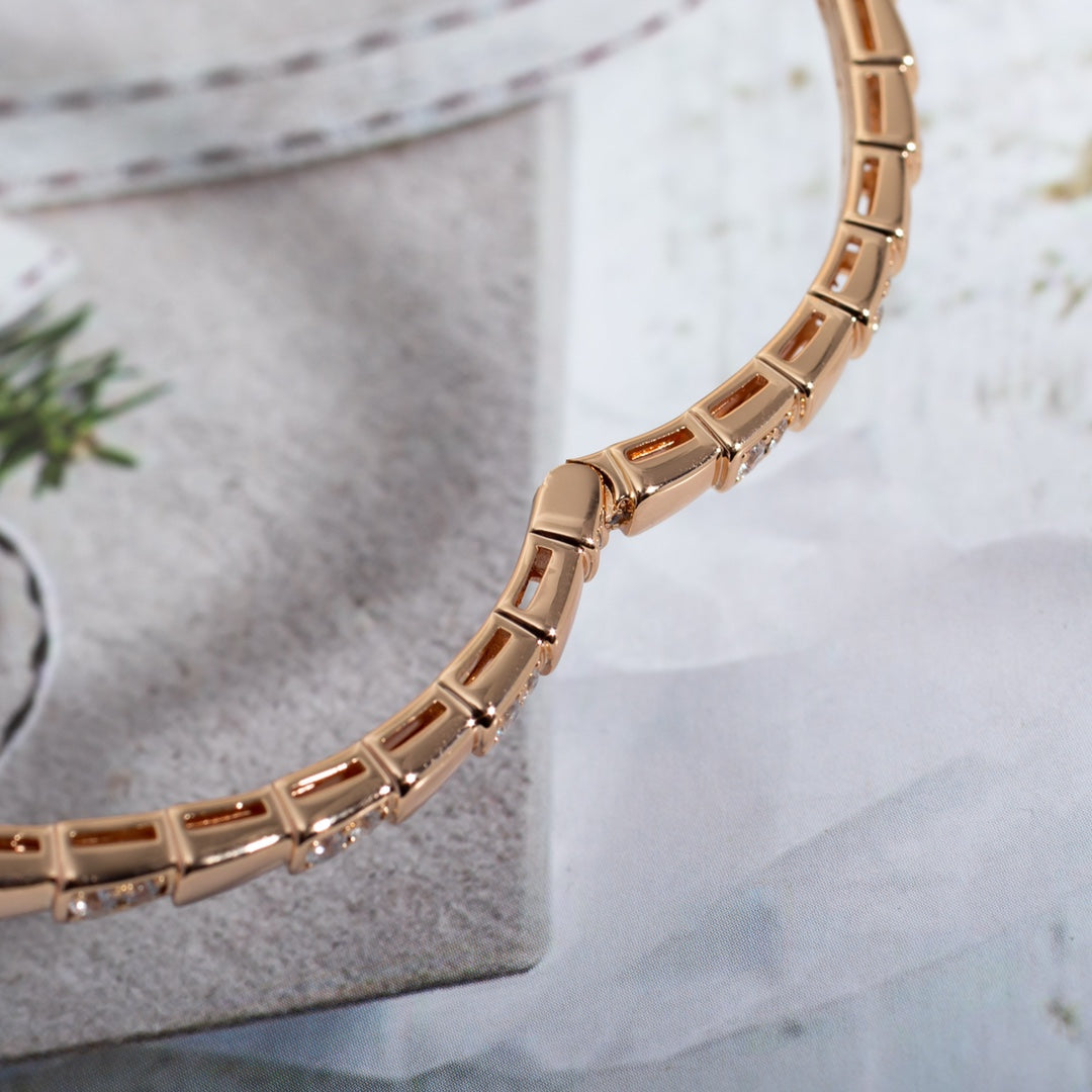 [Lucky Star]SERPENTI BRACELET PINK GOLD DIAMOND