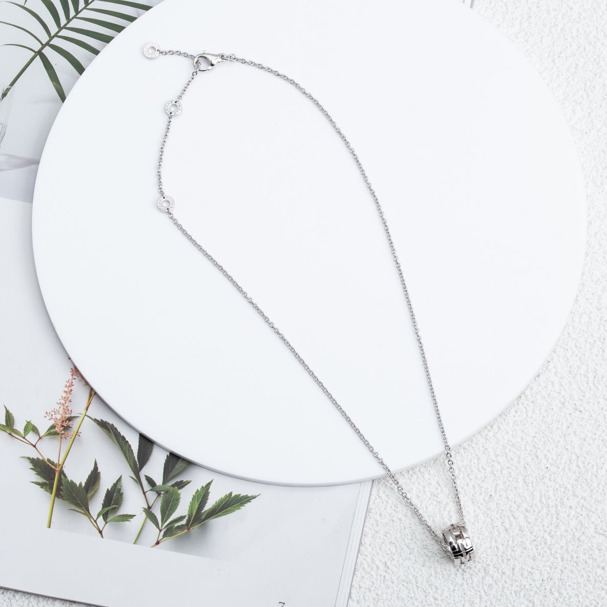 [Lucky Star]PARENTESI NECKLACE SILVER