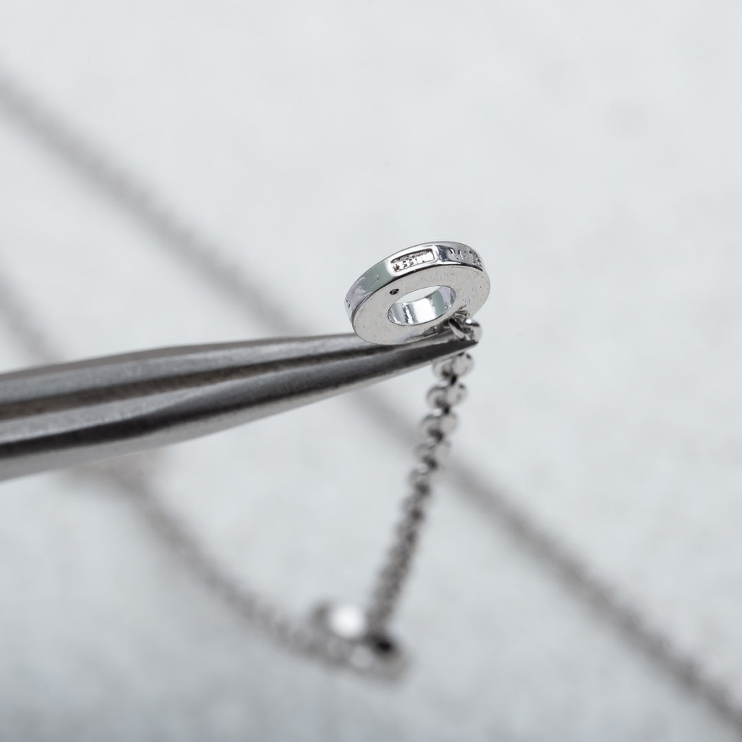[Lucky Star]PARENTESI NECKLACE SILVER DIAMOND