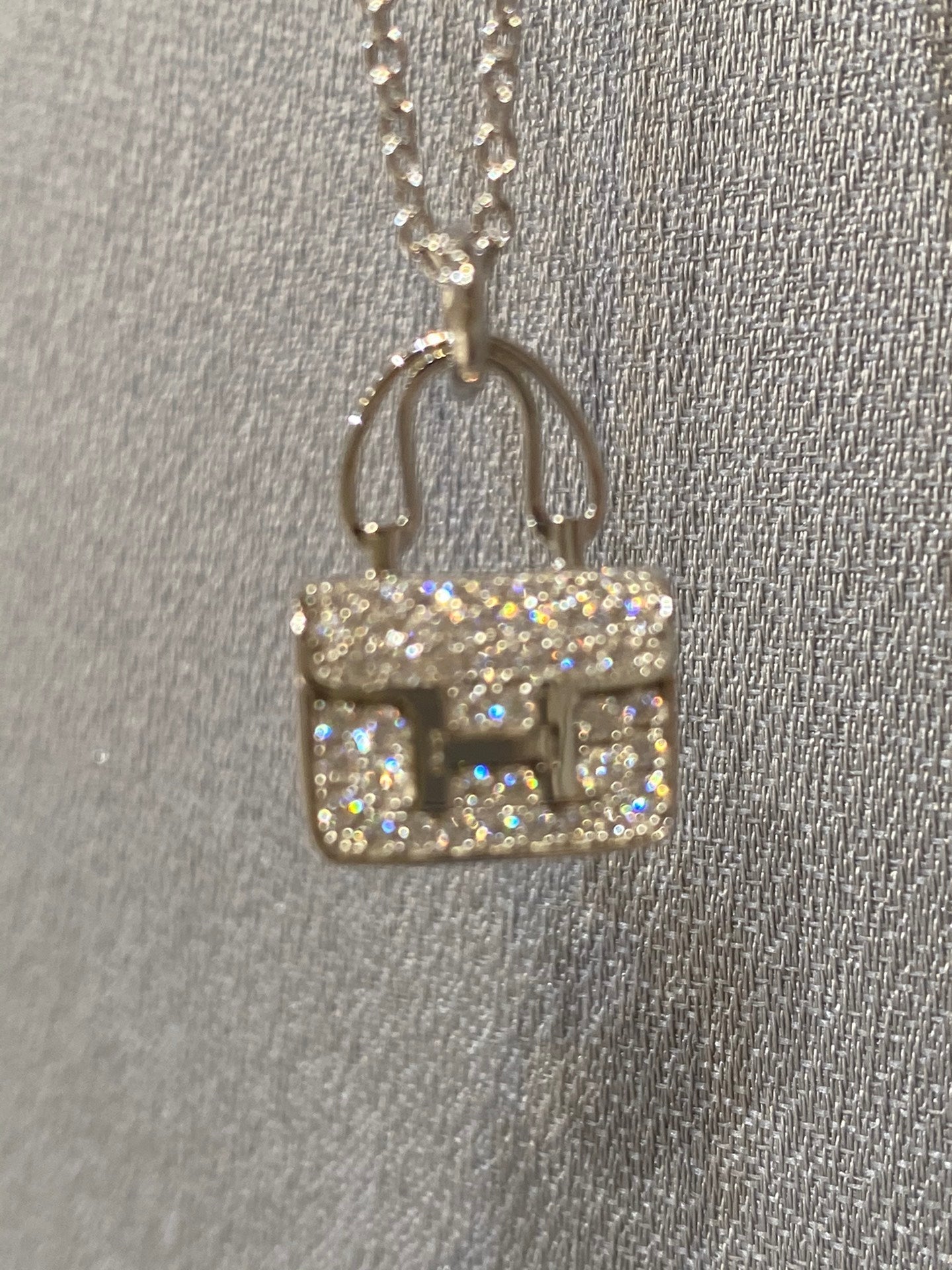 [Lucky Star]CONSTANCE PEDANT DIAMOND NECKLACE