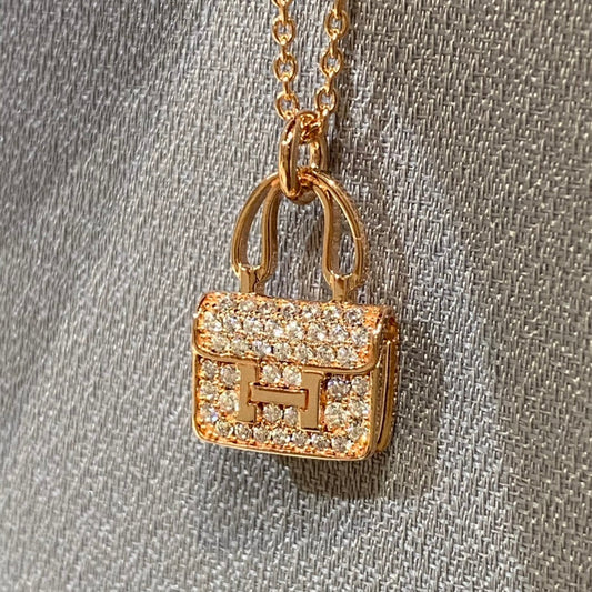 [Lucky Star]CONSTANCE PEDANT DIAMOND NECKLACE