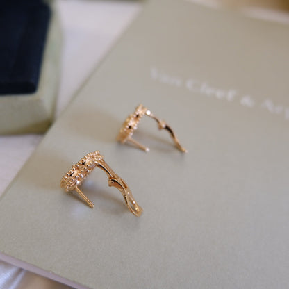 [Lucky Star]LUCKY PINK GOLD WHITE MOP EARRINGS