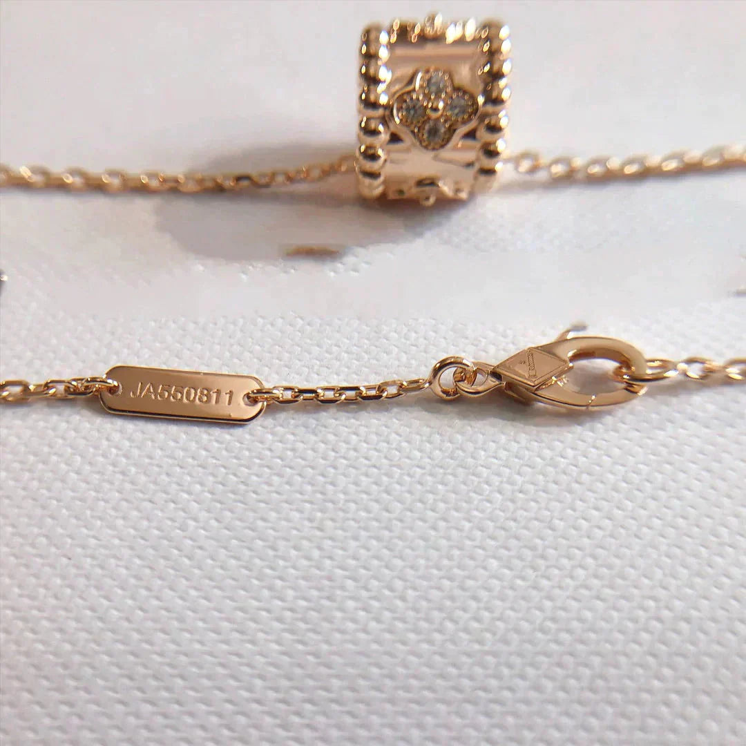 [Lucky Star]PERLEE PEDANT NECKLACE GOLD / ROSE GOLD
