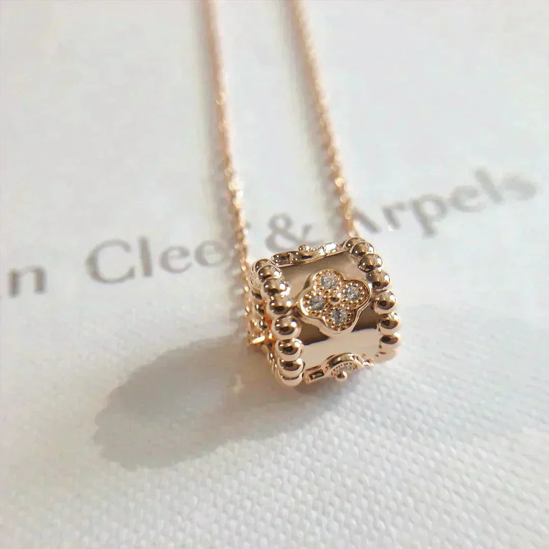 [Lucky Star]PERLEE PEDANT NECKLACE GOLD / ROSE GOLD