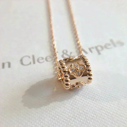 [Lucky Star]PERLEE PEDANT NECKLACE GOLD / ROSE GOLD