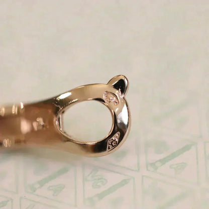 [Lucky Star]CLOVER MEDIUM 1 MOTIFS FUll DIAMOND EARRINGS