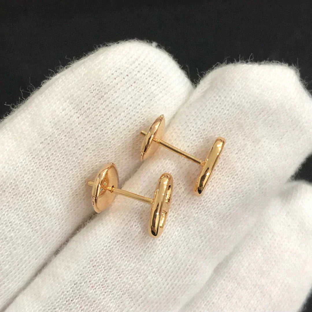 [Lucky Star]CHAINE SMALL EARRINGS GOLD AND SILVER