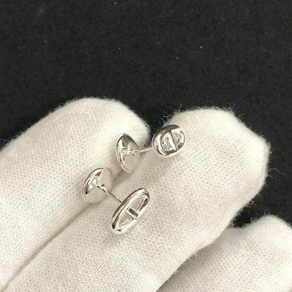 [Lucky Star]CHAINE SMALL EARRINGS GOLD AND SILVER