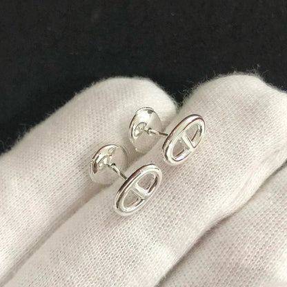[Lucky Star]CHAINE SMALL EARRINGS GOLD AND SILVER