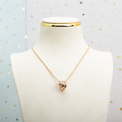 [Lucky Star]SERPENTI PINK GOLD NECKLACE DIAMOND
